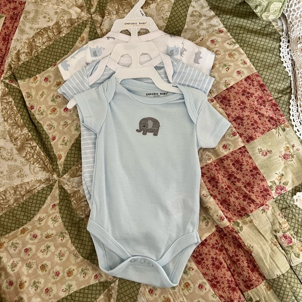 Emporio 3-6 mo onesie